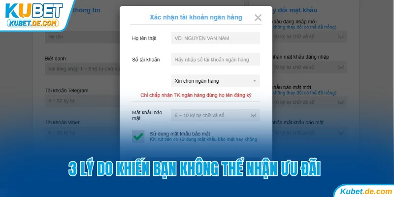 3 lý do bạn không nhận được ưu đãi